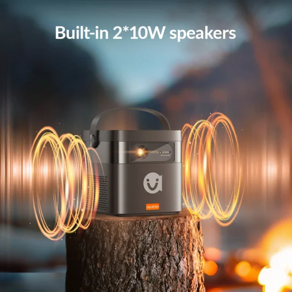 Vevshao V50 3D Portable Mini Projector 4K HD LED WiFi 1080P Movies Video DLP Home Theater Projectors With 15000mAh Battery - Image 4