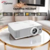 Optoma Hd28eh 1080P DLP Projector 4K Support Home Theater Blue-Ray 3D Video 4000 ANSI Lumens TV Beamer With HDMI LINK(CEC)