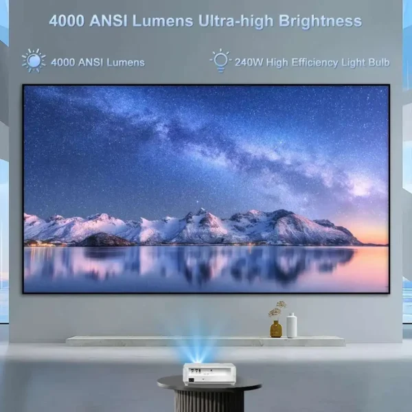 Optoma Hd28eh 1080P DLP Projector 4K Support Home Theater Blue-Ray 3D Video 4000 ANSI Lumens TV Beamer With HDMI LINK(CEC) - Image 2