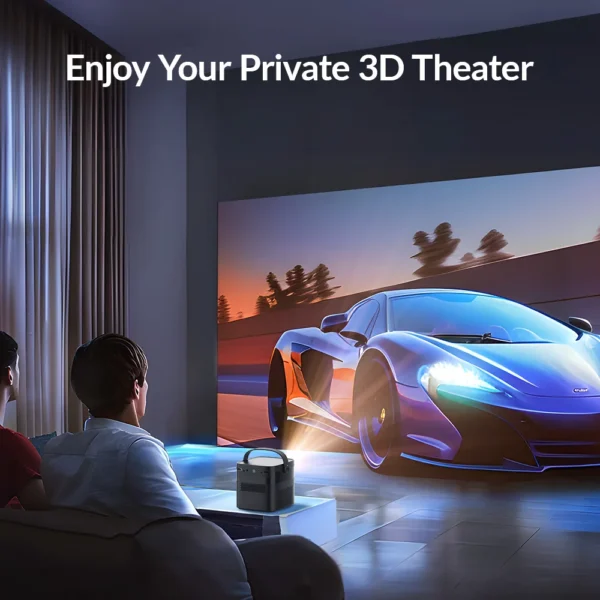 Vevshao V50 3D Portable Mini Projector 4K HD LED WiFi 1080P Movies Video DLP Home Theater Projectors With 15000mAh Battery - Image 6